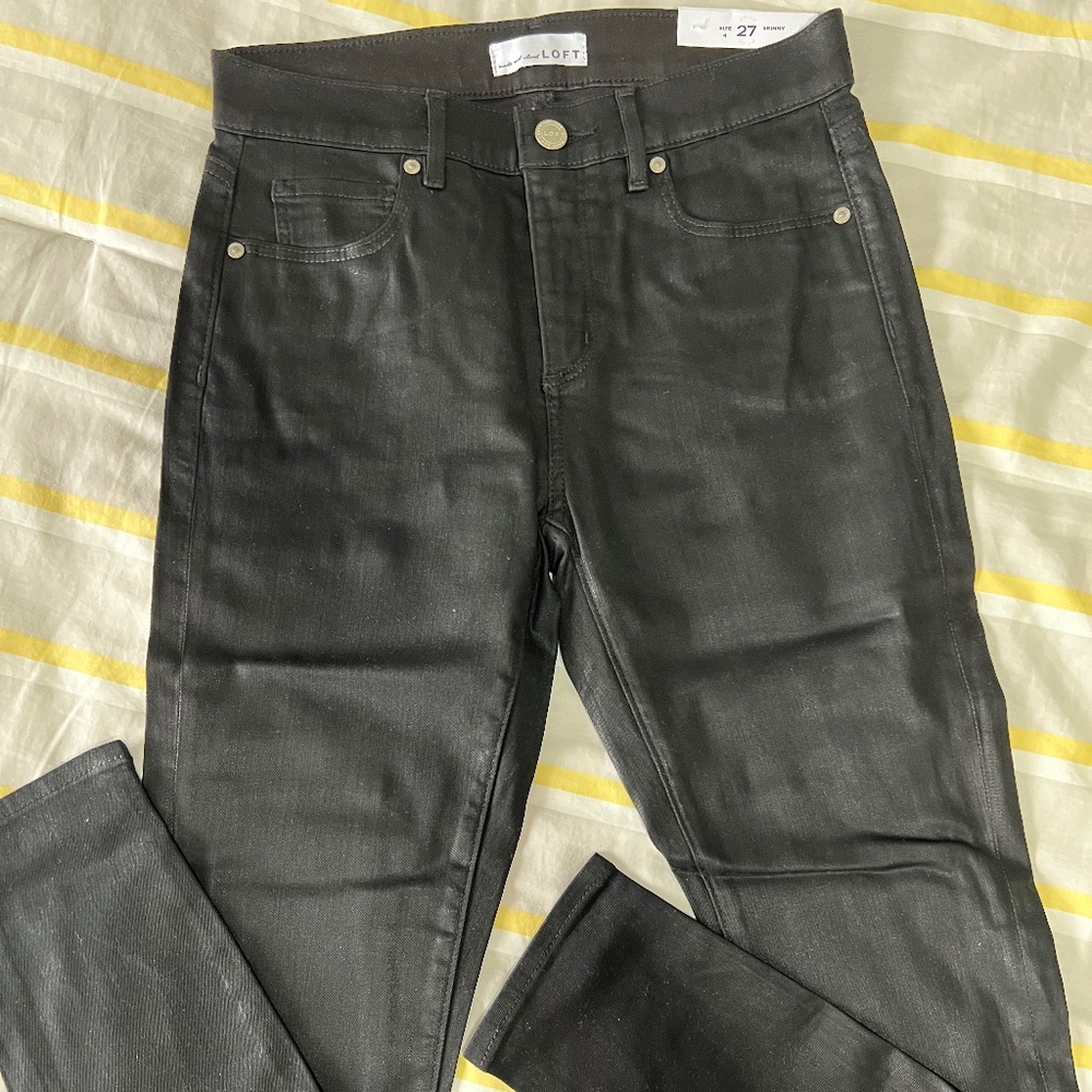 Loft Black Slim Pocket Skinny Jeans
